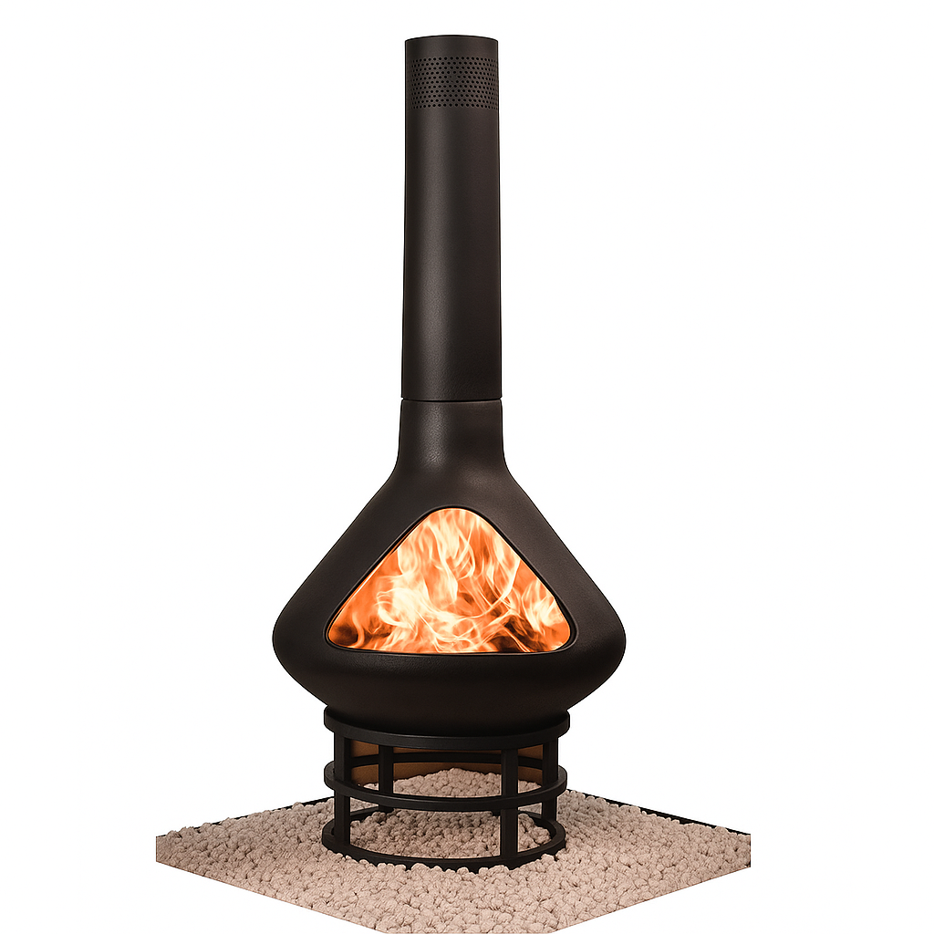 EmberCraft Nova Chiminea Fire Pit